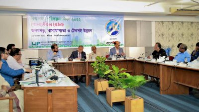 ‘জনঘনত্ব, বাসযোগ্যতা ও টেকসই উন্নয়ন’ শীর্ষক গোলটেবিল বৈঠকে  আলোচকরা