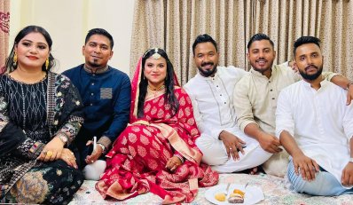 ঘরোয়া আয়োজনে পলাশের বিয়ে