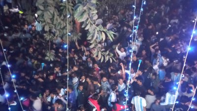 আর্জেন্টিনার বিশ্বজয়ে রাজধানীতে উন্মাদনা