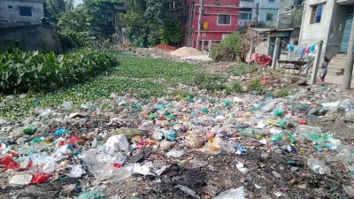 দখল কম, দূষণই বড় সমস্যা শ্যামপুর খালের