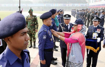 বিশ্বমানের ‘স্মার্ট পুলিশ’ গড়ে তোলার অঙ্গীকার প্রধানমন্ত্রীর