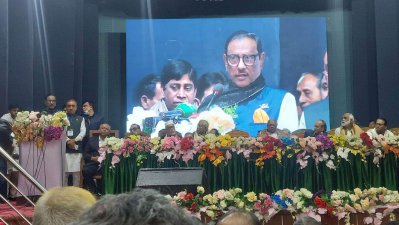 জাতীয় পার্টি-জেপি&rsquo;র ত্রি-বার্ষিক কাউন্সিল অধিবেশনে বক্তব্য রাখেন আওয়ামী লীগের সাধারণ সম্পাদক ওবায়দুল কাদের