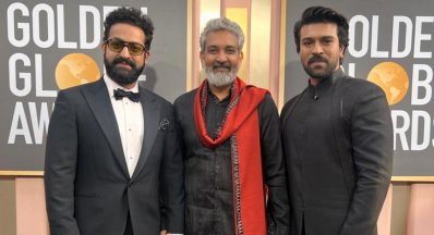 সেরা মৌালিত গান ‘নাট নাটু’র দুই নায়ক ও এক পরিচালক