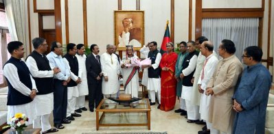 আওয়ামী লীগের স্থানীয় সরকার মনোনয়ন বোর্ডের সভা