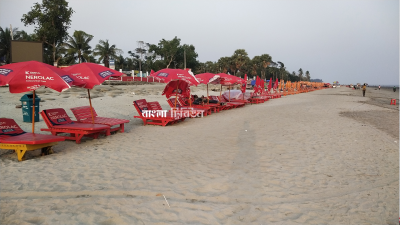 কুয়াকাটা সমুদ্রসৈতক পাড়কে এভাবেই সাজানো হয়েছে
