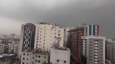 মেঘাচ্ছন্ন আকাশ (ছবি: সাজ্জাদ হোসেন)