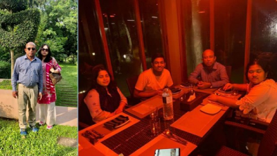 পরিবারের সঙ্গে মোহাম্মদ মেহেদী হাছান চৌধুরী