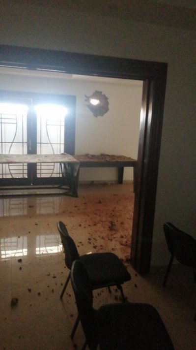 আক্রান্ত হওয়ার পরে বাসার ভেতরের অবস্থা