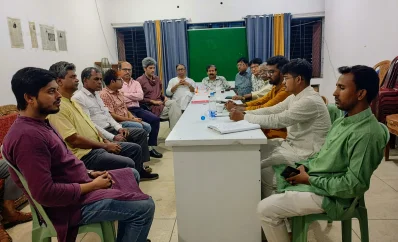 বৈঠকে গণতন্ত্র মঞ্চের নেতারা (ফাইল ফটো)