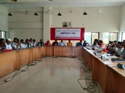 &lsquo;মোখা&rsquo; মোকাবিলায় সাতক্ষীরার শ্যামনগরে উপজেলা দুর্যোগ ব্যবস্থাপনা কমিটির সভা