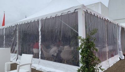 পালে দে ফেস্টিভ্যাল ভবনের চতুর্থ তলায় সংবাদকর্মীদের জন্য বরাদ্দ চত্বর (ছবি: বাংলা ট্রিবিউন)