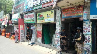 রাজশাহীতে বিএনপির কার্যালয়ে বাড়তি নিরাপত্তা
