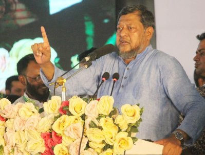 যুবলীগের সাধারণ সম্পাদক মাইনুল হোসেন খান নিখিল (ছবি: ফোকাস বাংলা)