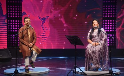 উপস্থাপক ফেরদৌস বাপ্পী ও সংগীতশিল্পী মমতাজ