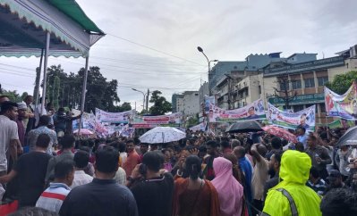 আওয়ামী লীগের শান্তি সমাবেশ (ছবি: সাজ্জাদ হোসেন)