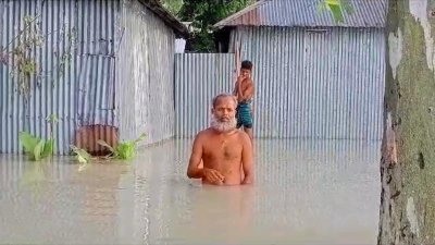 কুড়িগ্রামে অর্ধলক্ষাধিক মানুষ পানিবন্দি