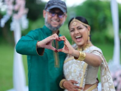 ফারুকী ও তিশা/ ছবি: কৌশিক ইকবাল