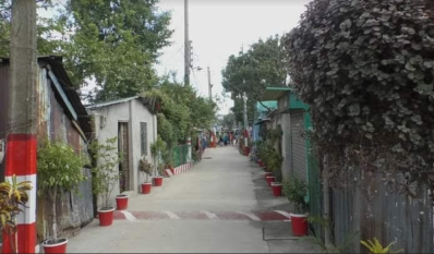 কলোনিজুড়ে এখন ফুলের সুবাস