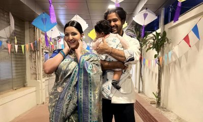 ছেলের সঙ্গে রাজ-পরী