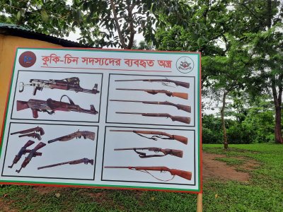 অভিযানের পর কেএনএফ সন্ত্রাসীদের অস্ত্রের বিষয়ে এই তথ্য দেয় আইনশৃঙ্খলা বাহিনী