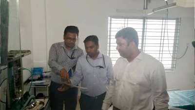 অভিযানে হাসপাতালের বিভিন্ন অনিয়ম বেরিয়ে আসে