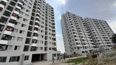 বস্তিবাসীর জন্য বানানো ফ্ল্যাট