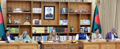 প্রধানমন্ত্রীর সংবাদ সম্মেলন (ছবি: ফোকাস বাংলা)