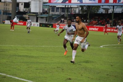 শেষ মুহূর্তে গোল করে খুশি সাদ উদ্দিন