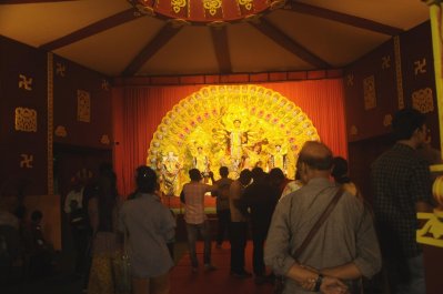 সল্টলেক ই ব্লকে পূজা