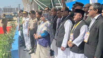 কক্সবাজার-দোহাজারী রেল লাইনের উদ্বোধনী অনুষ্ঠানে প্রধানমন্ত্রী শেখ হাসিনা