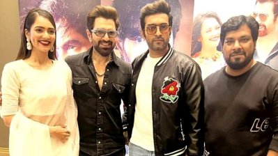 &lsquo;মানুষ&rsquo;র নায়ক-নায়িকা ও খলনায়কের সঙ্গে সঞ্জয়