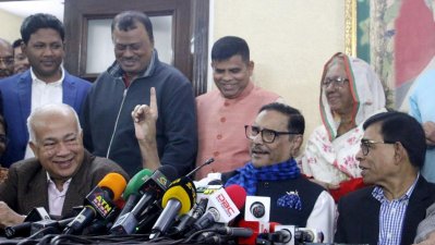 আওয়ামী লীগের সাধারণ সম্পাদক ওবায়দুল কাদের (ছবি: ফোকাস বাংলা)