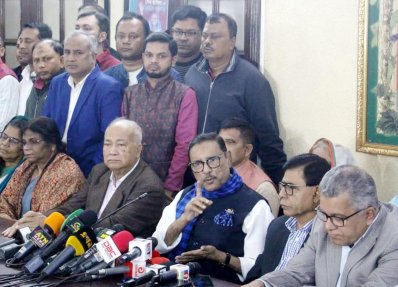 আওয়ামী লীগের সাধারণ সম্পাদক ওবায়দুল কাদের (ছবি: ফোকাস বাংলা)