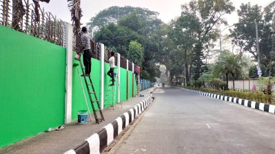 বঙ্গবন্ধু উদ্যানকে সাজানো-গোছানোর কাজ প্রায় শেষ