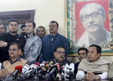 কথা বলছেন ওবায়দুল কাদের