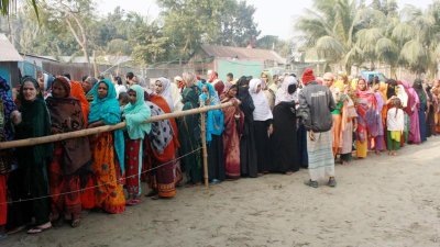 নারী ভোটারদের ব্যাপক উপস্থিতি, ছবি: ফোকাস বাংলা