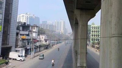 গাড়ির চাপ নেই রাজধানীতে
