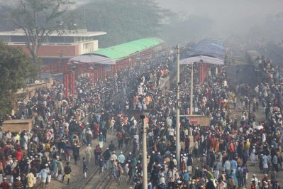 ছবিতে বিশ্ব ইজতেমার আখেরি মোনাজাত