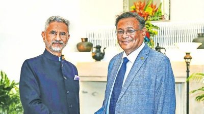 দিল্লিতে ভারতের পররাষ্ট্রমন্ত্রীর সঙ্গে বৈঠকে ড. হাছান মাহমুদ