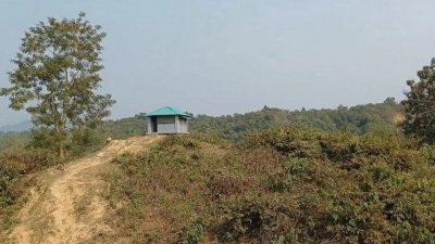 বাংলাদেশ-মিয়ানমার সীমান্তে তুমব্রুর কাছে একটি টহল চৌকি (ছবি: সংগৃহীত)