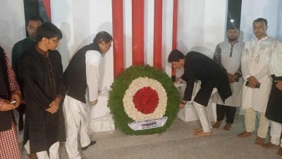 ভাষাশহীদদের প্রতি এমপি কাজী নাবিলের শ্রদ্ধা