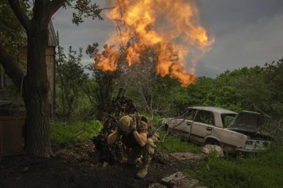Ukrainian troops on the battlefield.  Photo: AP