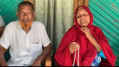 সাব্বিরের মা-বাবা। 