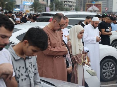 Eid prayers in Sharjah.  Photo: Gulf News