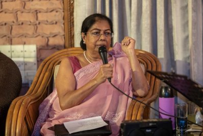 মহড়ায় আমিনা আহমেদ