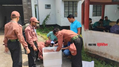 সিলেটের চার উপজেলায় পৌঁছেছে নির্বাচনি সরঞ্জাম