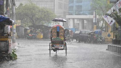 সকালে ঢাকায় বৃষ্টি রেকর্ড করা হয়েছে ৮৭ মিলিমিটার