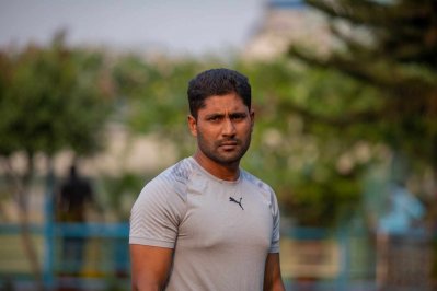 বাংলা ট্রিবিউনের সঙ্গে কথা বলেছেন ইমরুল কায়েস। ছবি- সাজ্জাদ হোসেন। 