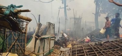 কুতুপালং লম্বাশিয়া রোহিঙ্গা ক্যাম্পে আগুন, ১২ মে ২০২০ 