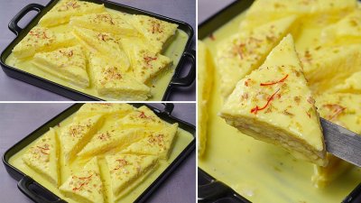 ব্রেড মালাই। ছবি- ইয়াম্মি 